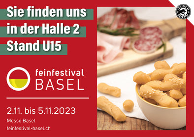 Feinfestival Basel 2023, Sie finden uns in der Halle 2, Stand U15