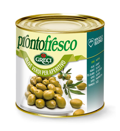 Aperitif grüne Oliven 2.600gr Greci