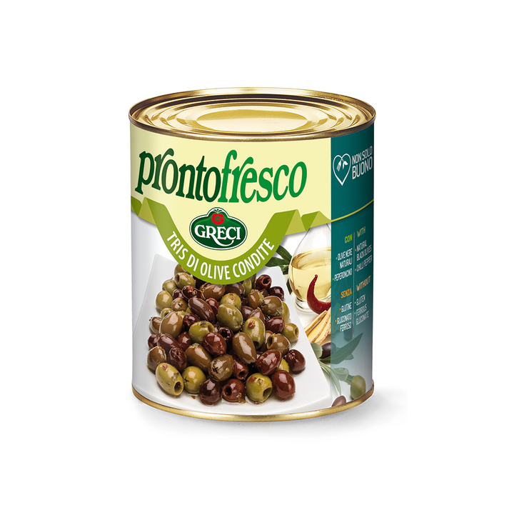 Trio d'olives assaisonnées 780g Greci