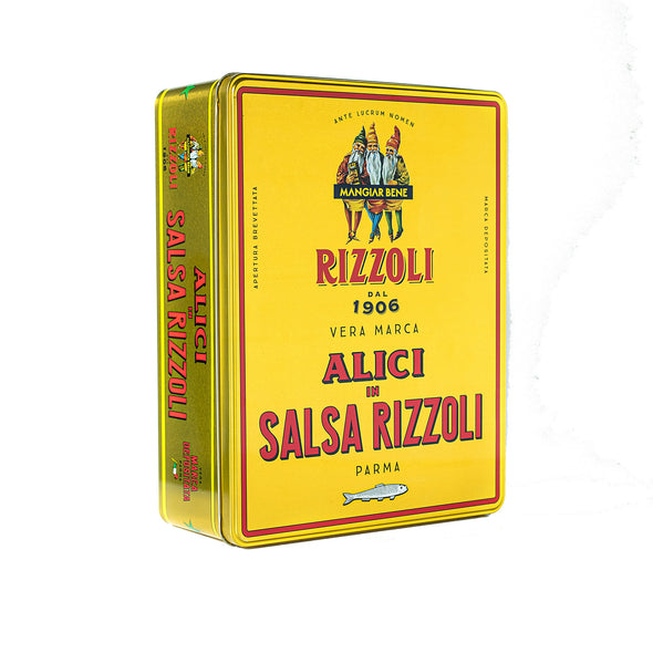 Rizzoli Packaging in Gold Tin