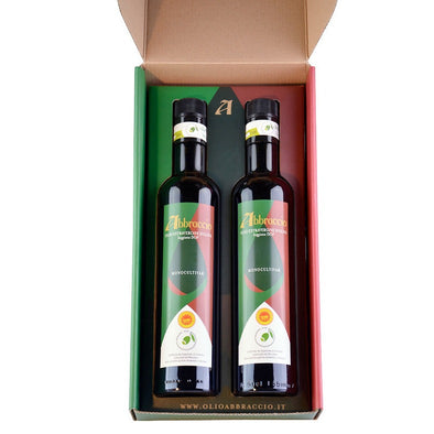 Huile d'olive extra vierge Seggiano DOP Abbraccio - Paquet de 2 bouteilles de 500ml