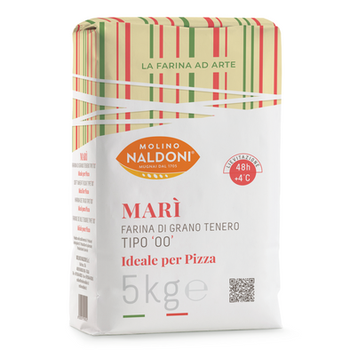 Weizenmehl Typ '00' Mari' Ideal für Pizza 5 kg Molino Naldoni