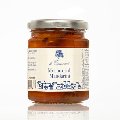 Mostarda aus Mandarinen 120g Le Tamerici