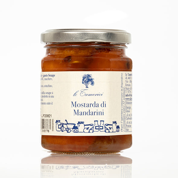 Mostarda aus Mandarinen 120g Le Tamerici
