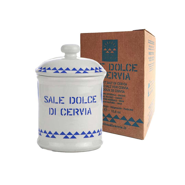 Salz aus Cervia 300gr in Keramikvase 1