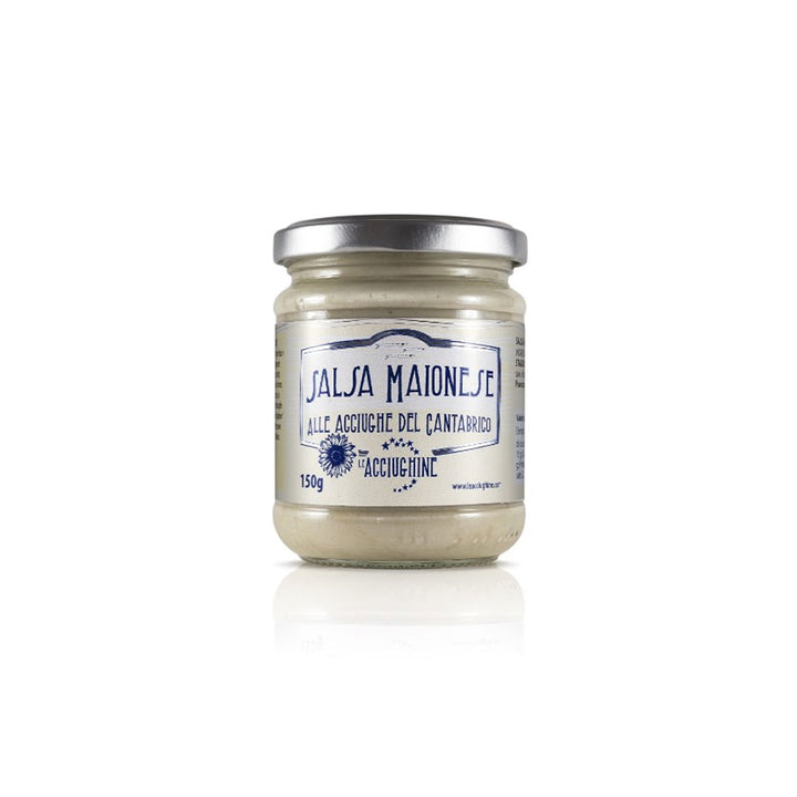 Sauces : mayonnaise, brocoli, anchois épicés, citron et câpres