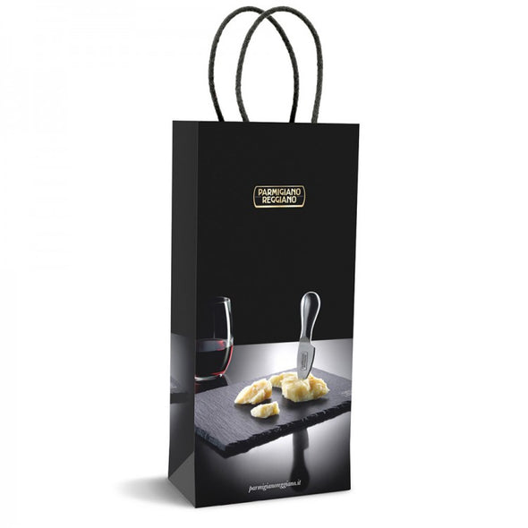 Parmigiano Reggiano 500g mit Edelstahlmesser Verpackung - GOURMORI                             
